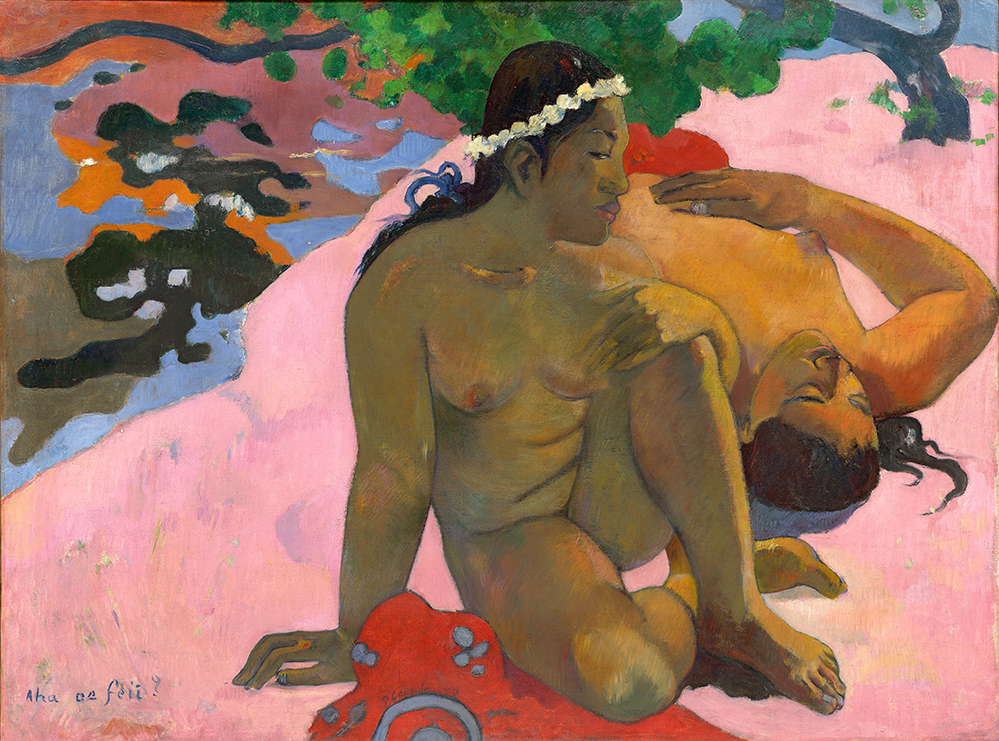 Aha Oe Feii? (1892) by Paul Gauguin (Credit: 2016 Fondation Louis Vuitton)
